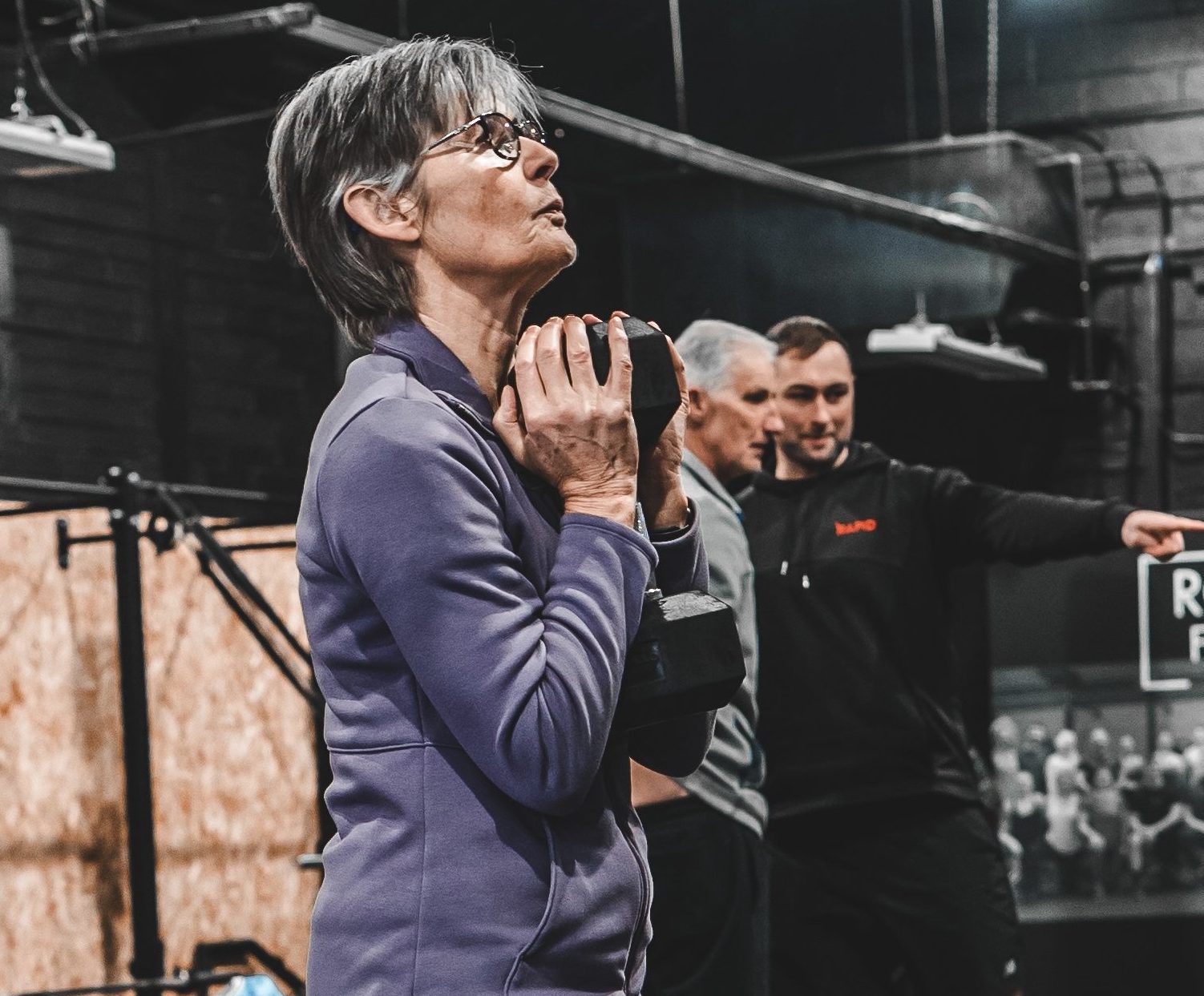 Fitness Trainers Teaching Members