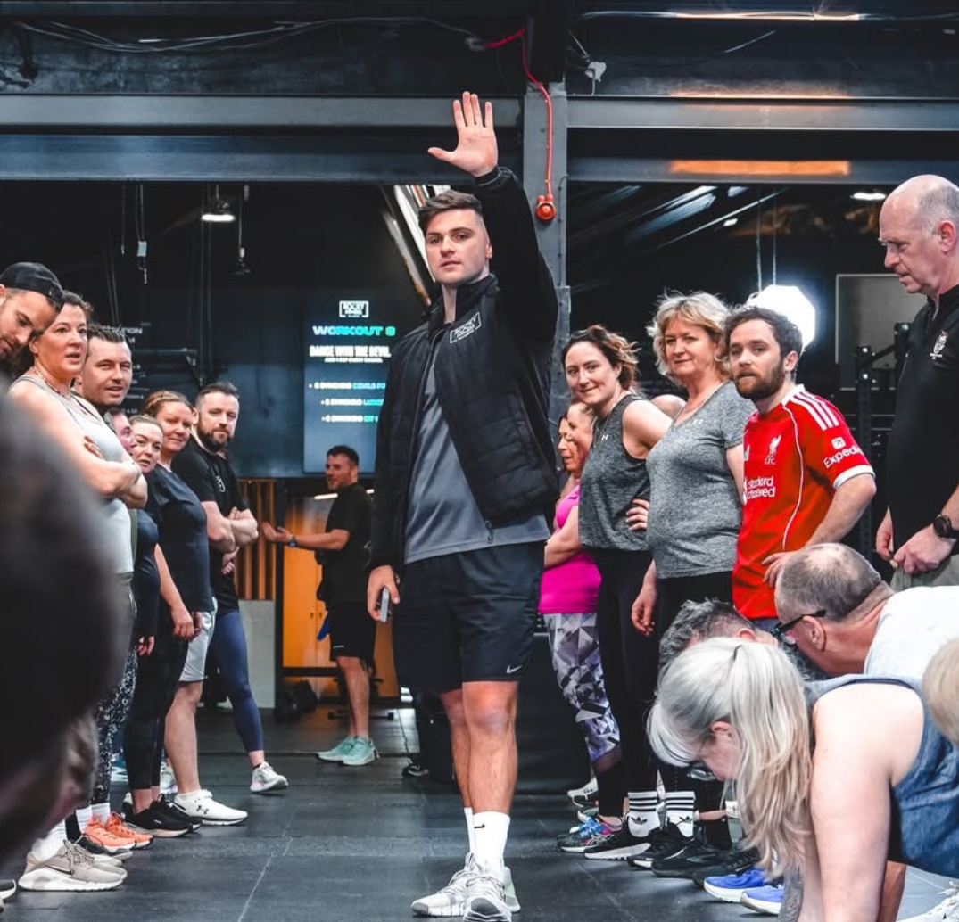 Coach Ronan Enjoying A Workout